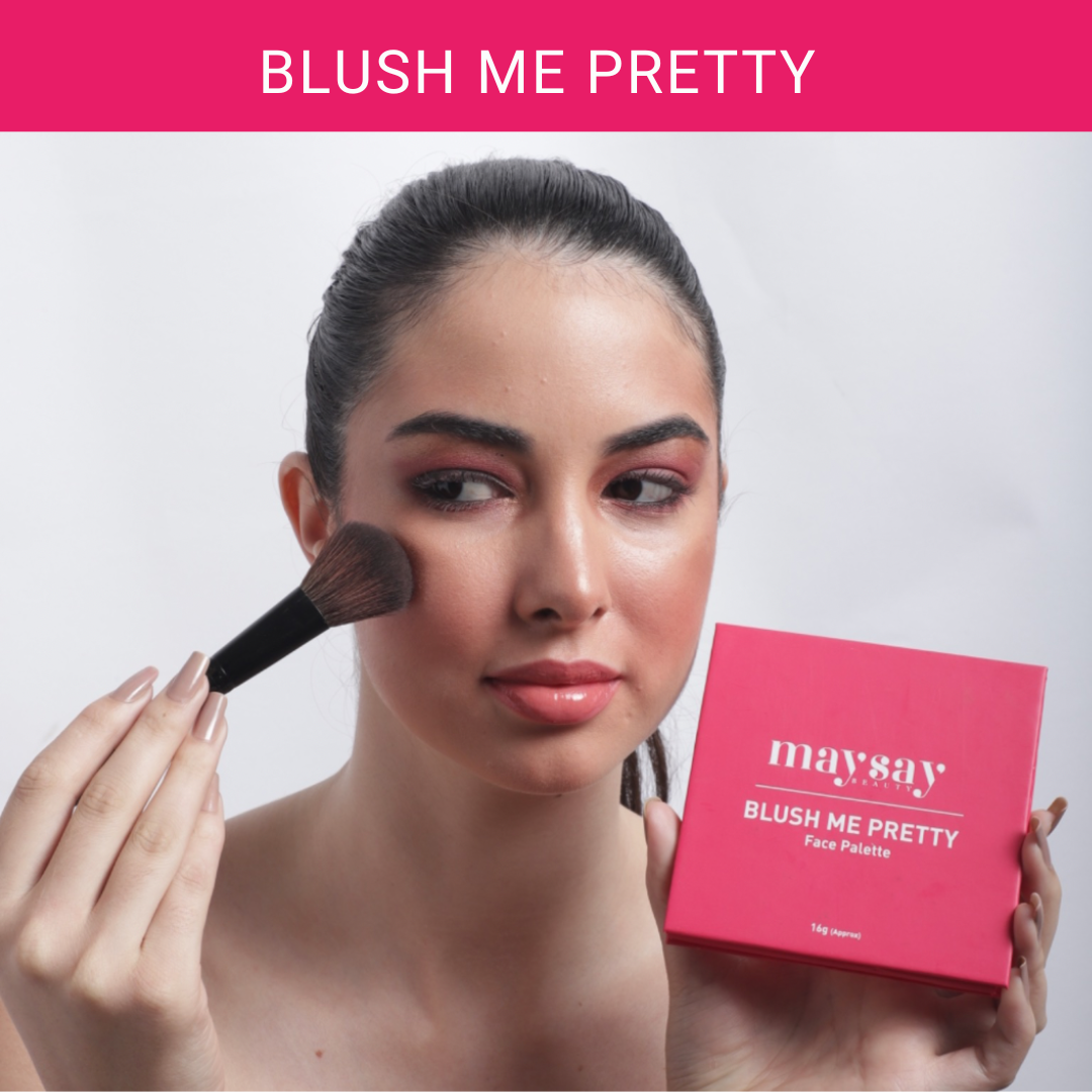 Blush Me Pretty - Face Palette 4 in 1 – MaySay Beauty